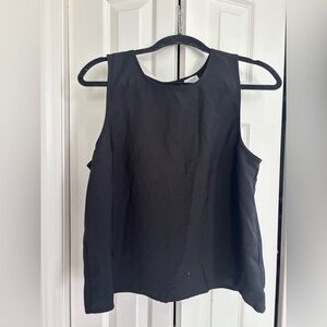 J. Crew Classic Black Tank Top